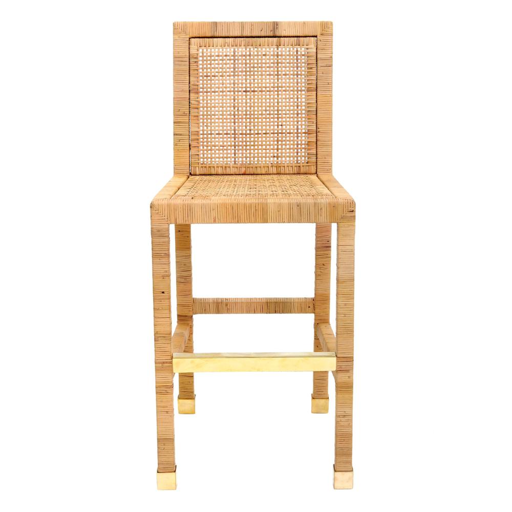 Amara Rattan Bar Stool. Picture 4
