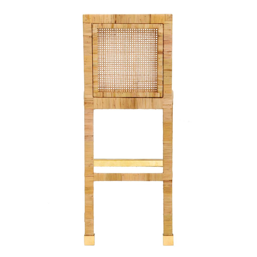 Amara Rattan Bar Stool. Picture 6