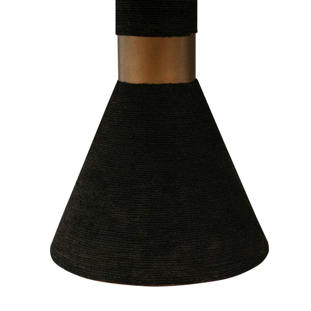 Rishi Black Rope Rectangular Table. Picture 6