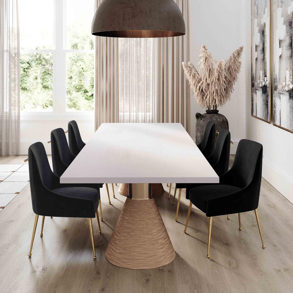 Rishi Natural Rope Rectangular Table. Picture 2