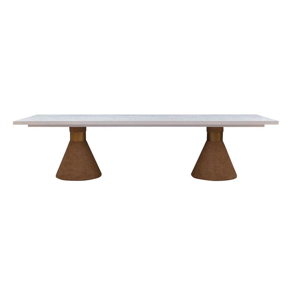 Rishi Natural Rope Rectangular Table. Picture 3