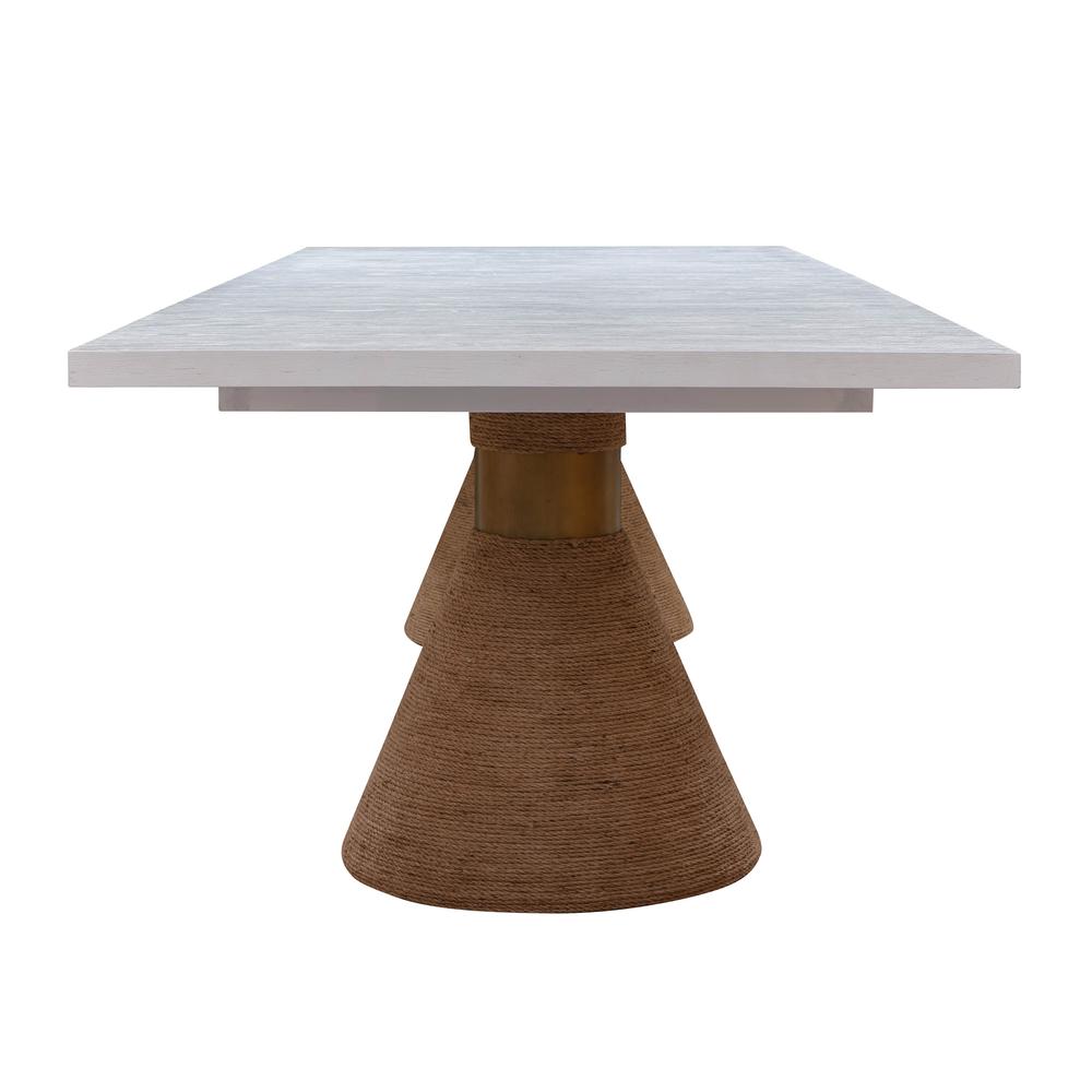 Rishi Natural Rope Rectangular Table. Picture 4