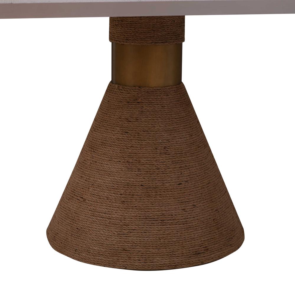 Rishi Natural Rope Rectangular Table. Picture 6