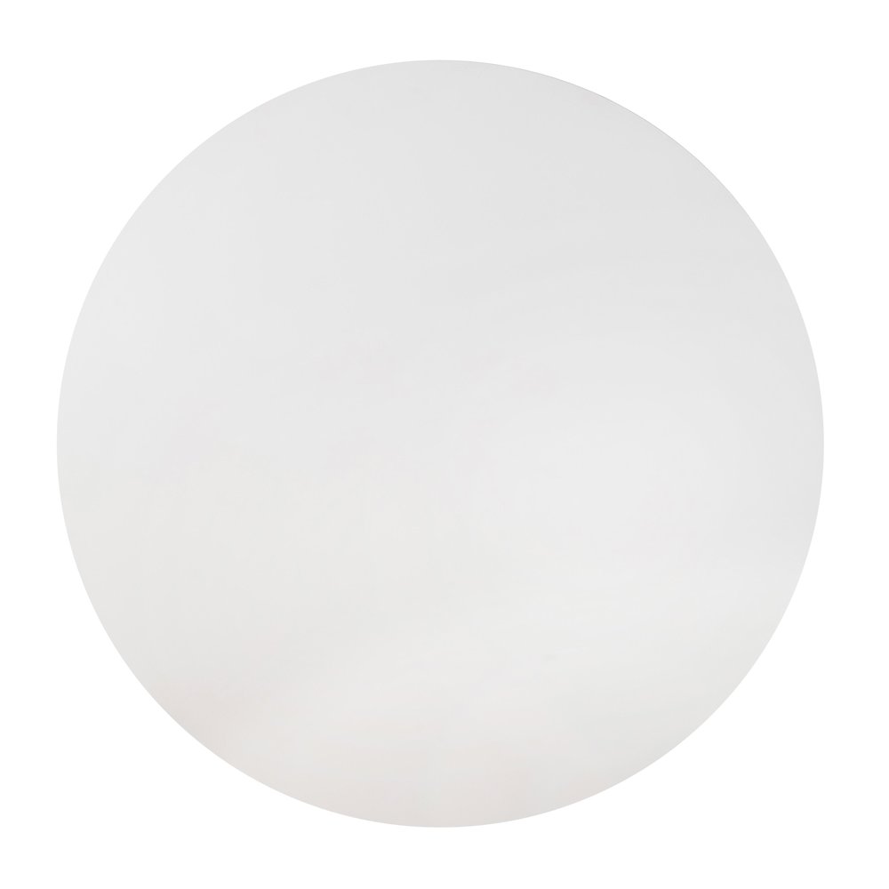 Kali 55 Inch White Round Dining Table. Picture 4