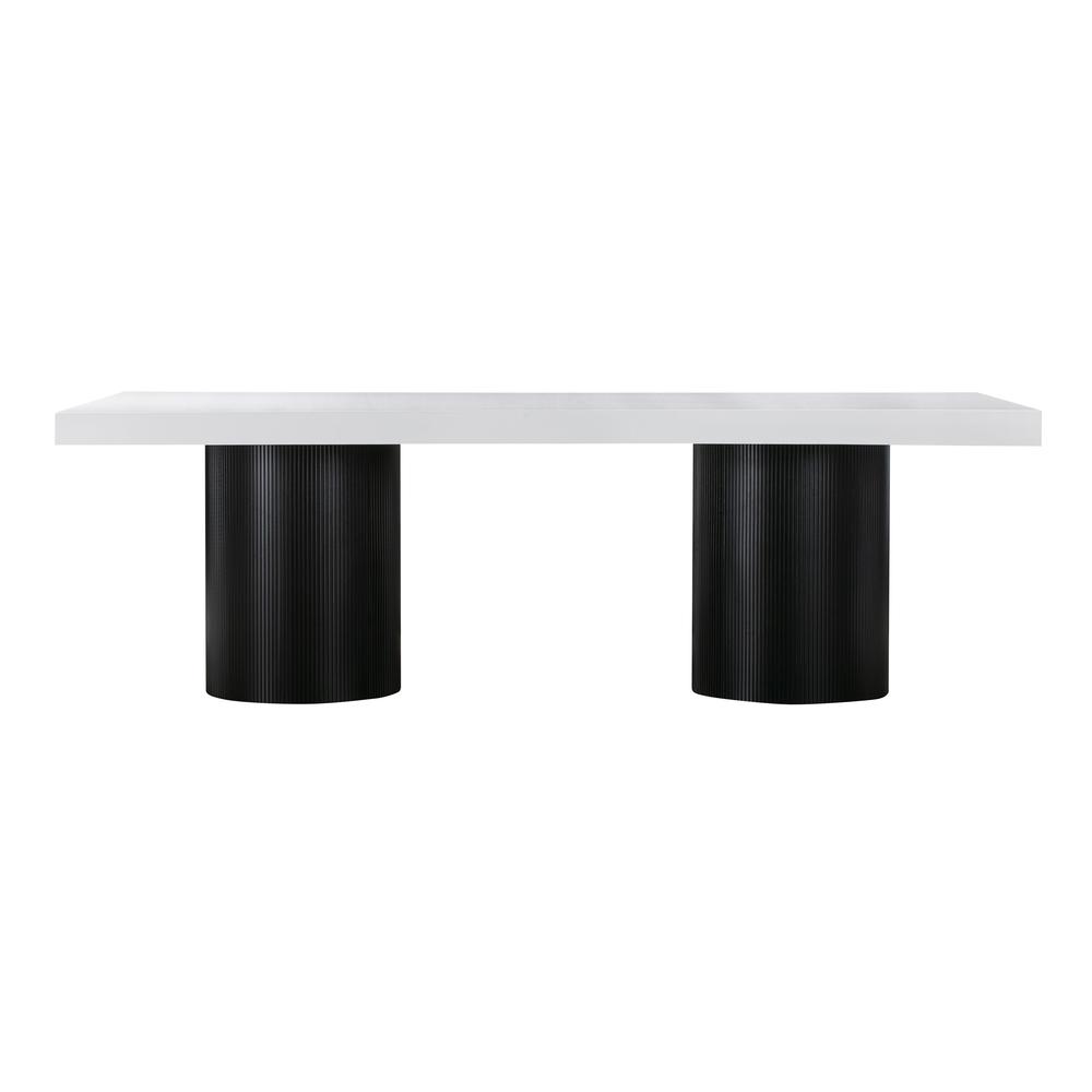 Nova White Lacquer Dining Table. Picture 4