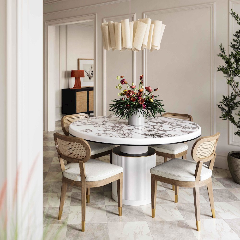 Cosette Natural Dining Chair. Picture 2