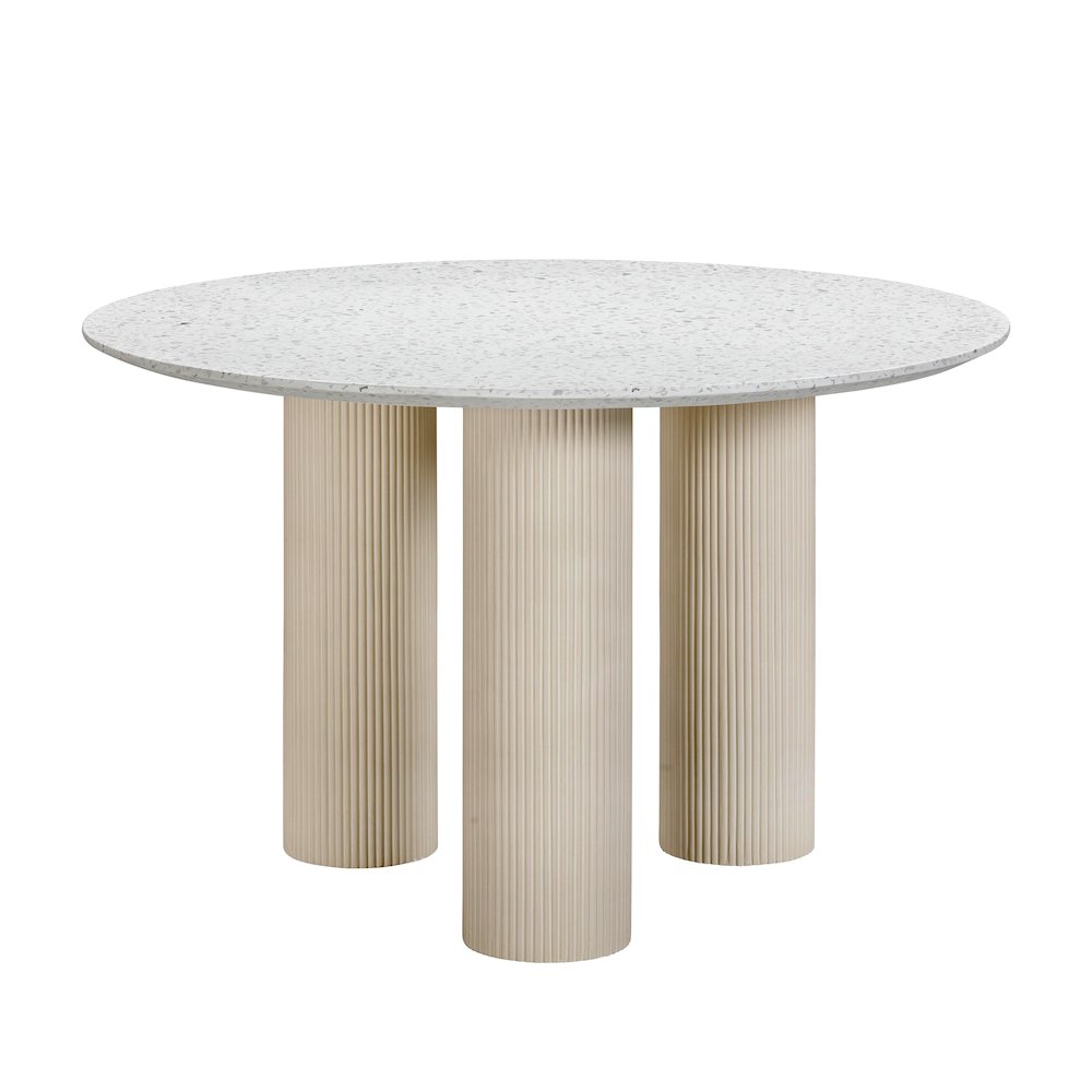 Parcino Terrazzo Concrete Indoor / Outdoor Dining Table. Picture 1