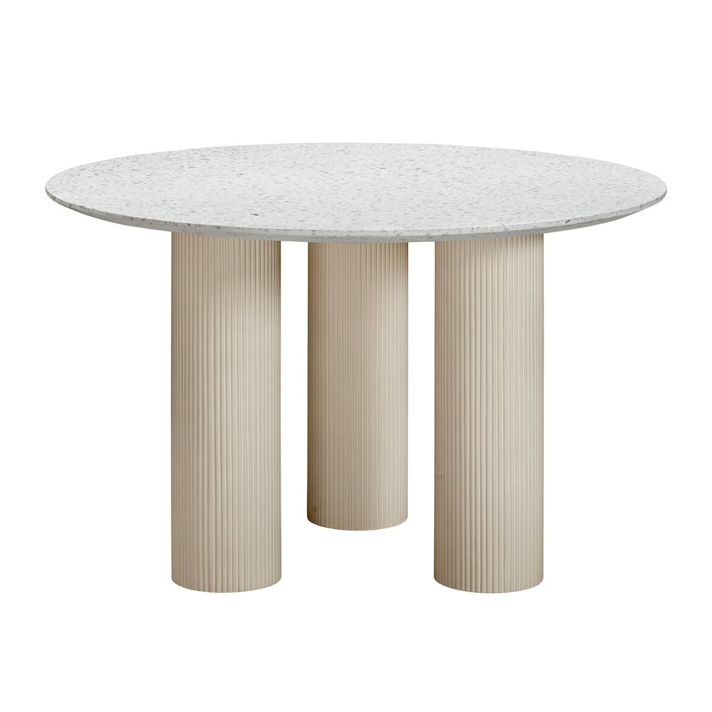 Parcino Terrazzo Concrete Indoor / Outdoor Dining Table. Picture 3