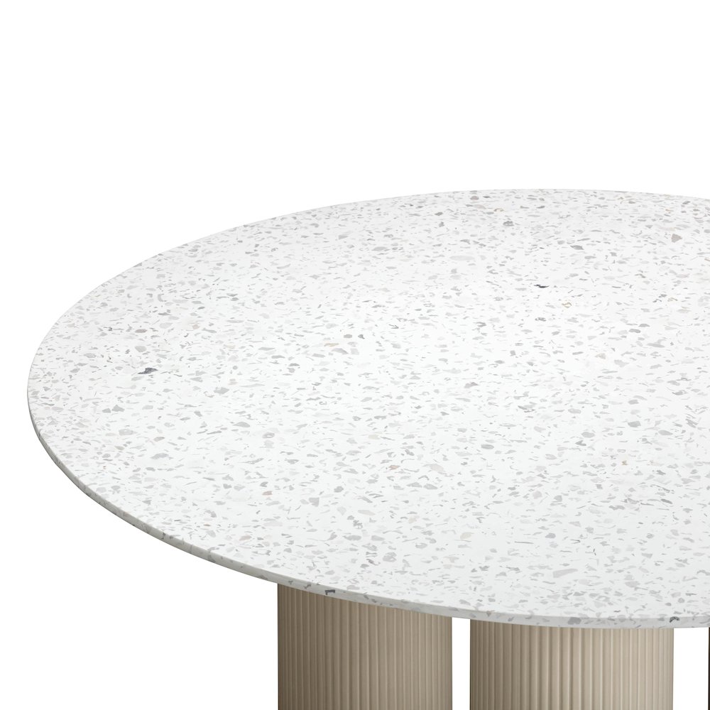 Parcino Terrazzo Concrete Indoor / Outdoor Dining Table. Picture 5