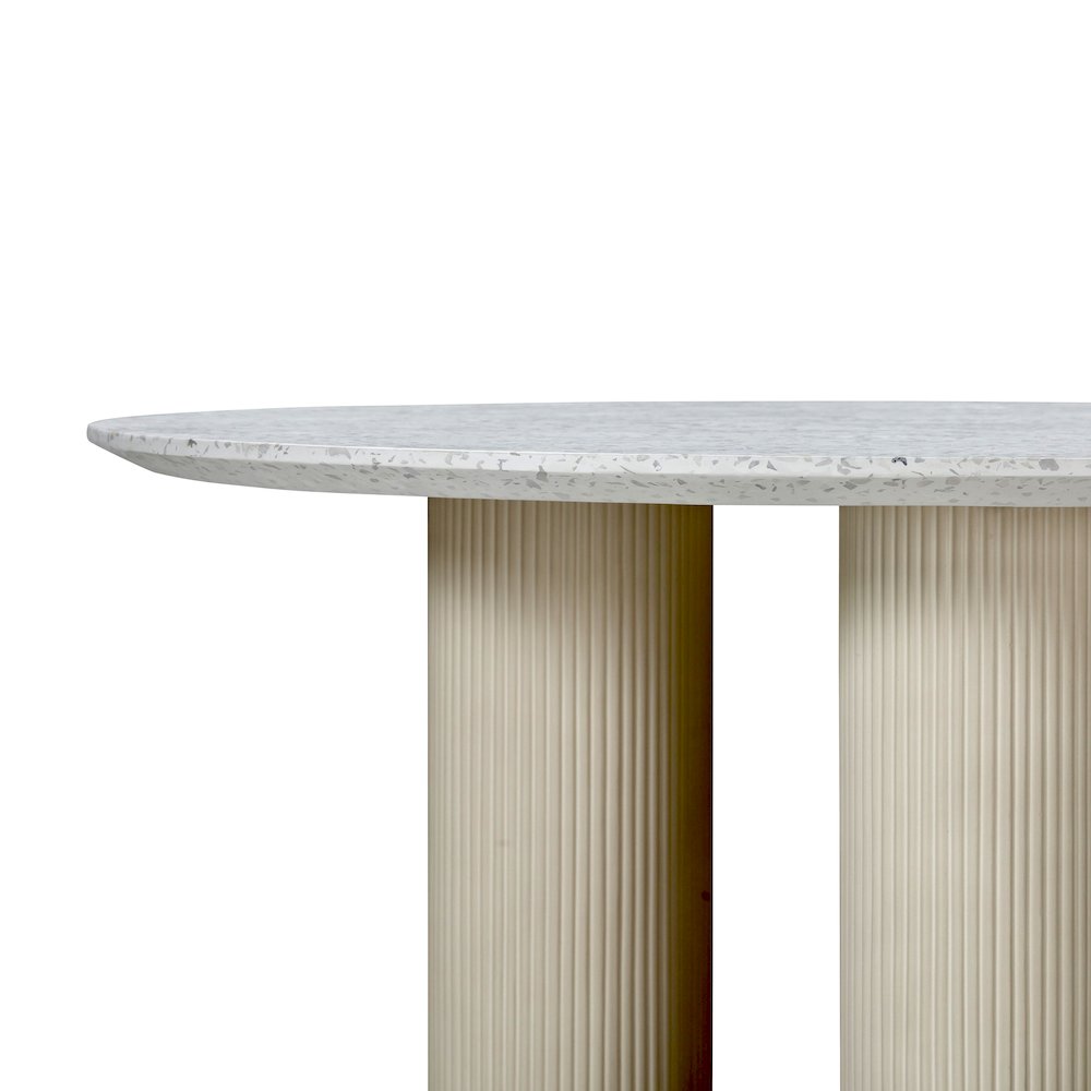 Parcino Terrazzo Concrete Indoor / Outdoor Dining Table. Picture 6