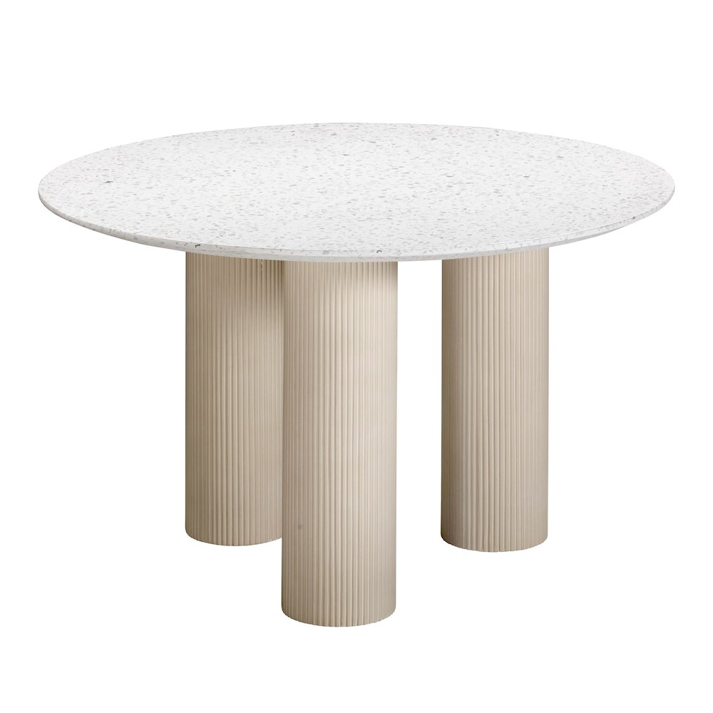 Parcino Terrazzo Concrete Indoor / Outdoor Dining Table. Picture 7