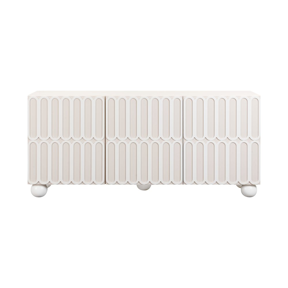 Tori Motif Taupe Buffet. Picture 3