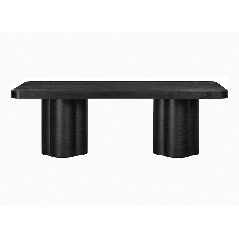 Bambi Black Ash Dining Table. Picture 3