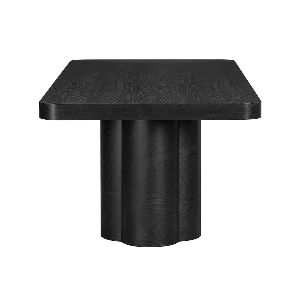Bambi Black Ash Dining Table. Picture 4
