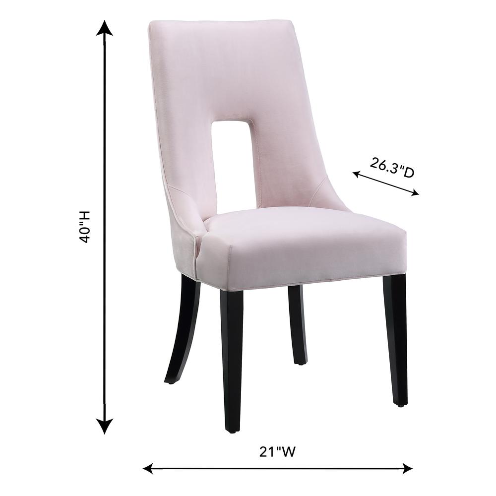 Swell Blush Velvet Chair. Picture 142