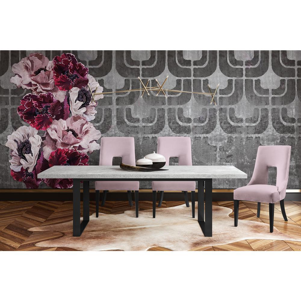 Swell Blush Velvet Chair. Picture 88