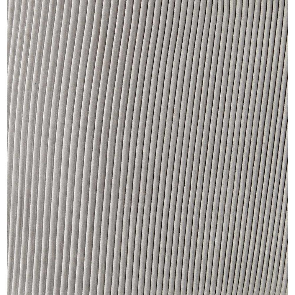 Beatrix Pleated Light Grey Velvet Side Chair - Silver Legs. Picture 6