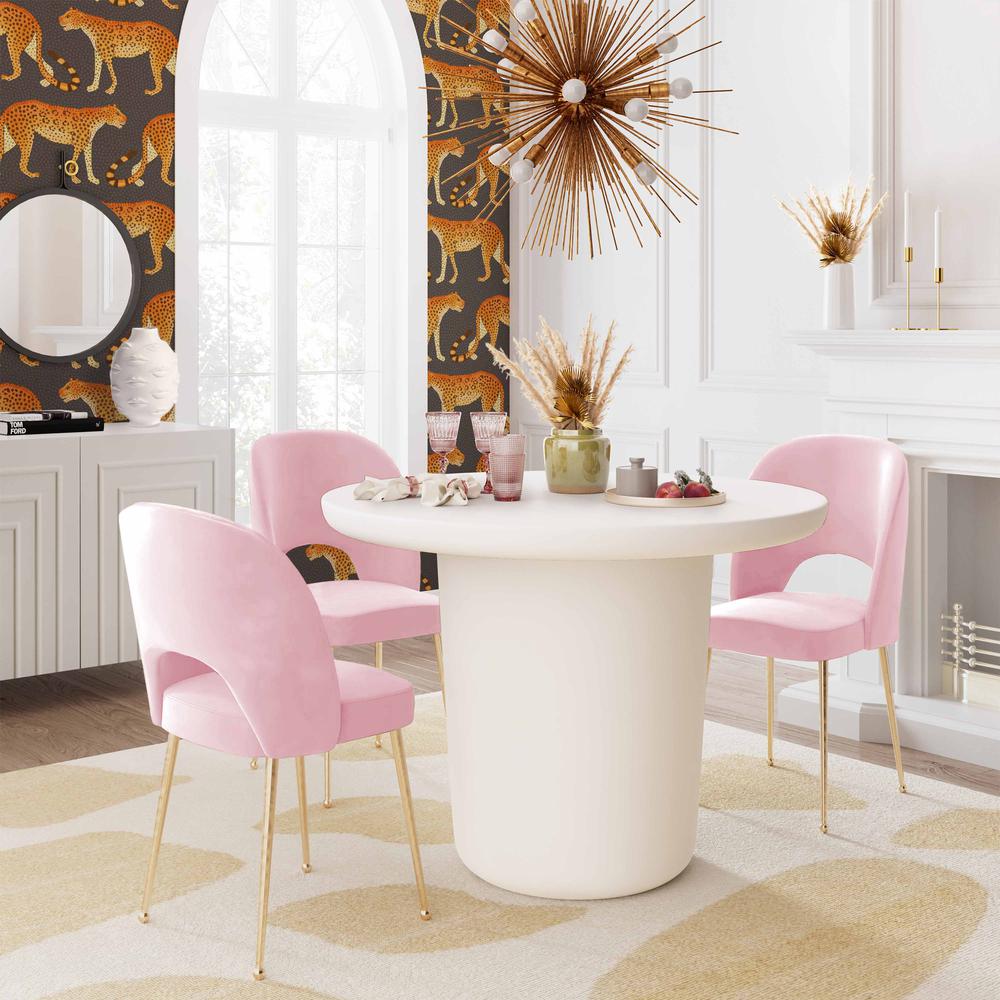 Swell Blush Velvet Chair. Picture 68