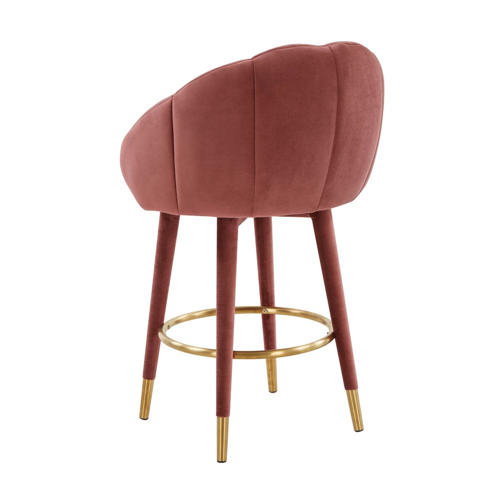 Myla Salmon Swivel Counter Stool. Picture 4