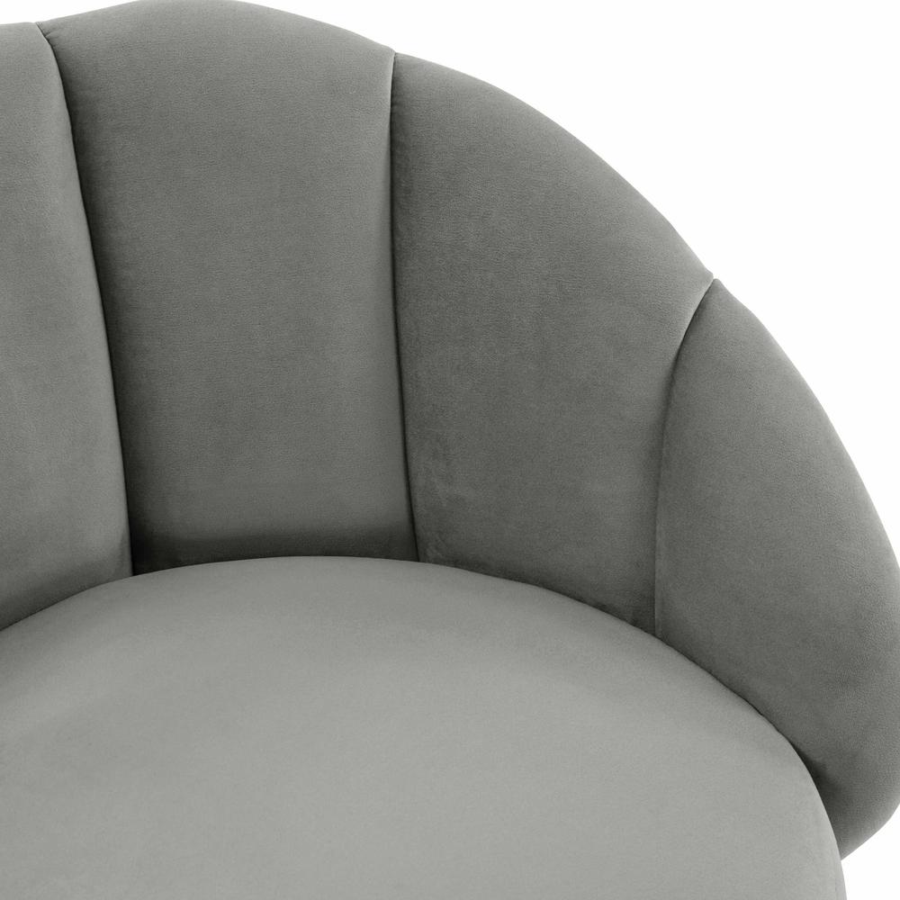 Myla Light Grey Swivel Bar Stool. Picture 5