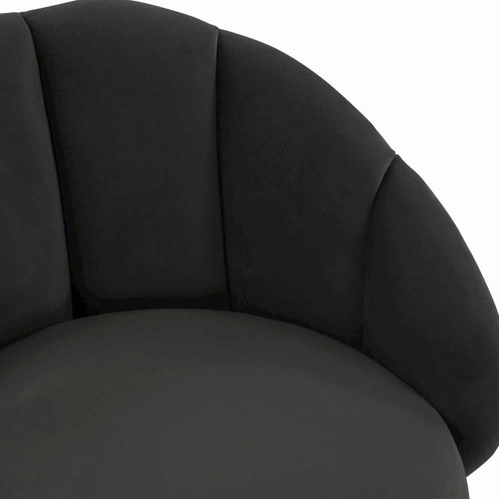 Myla Black Swivel Bar Stool. Picture 5