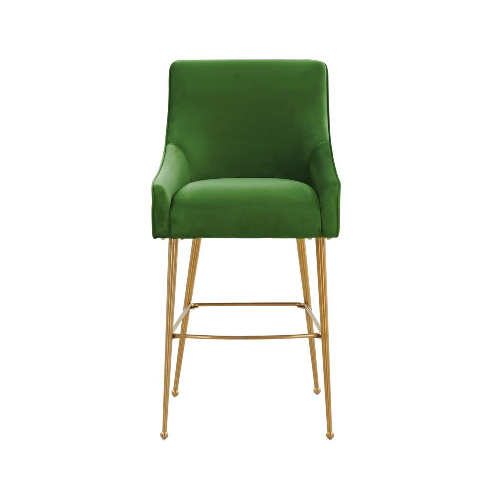 Regal Green Velvet Bar Stool, Belen Kox. Picture 2