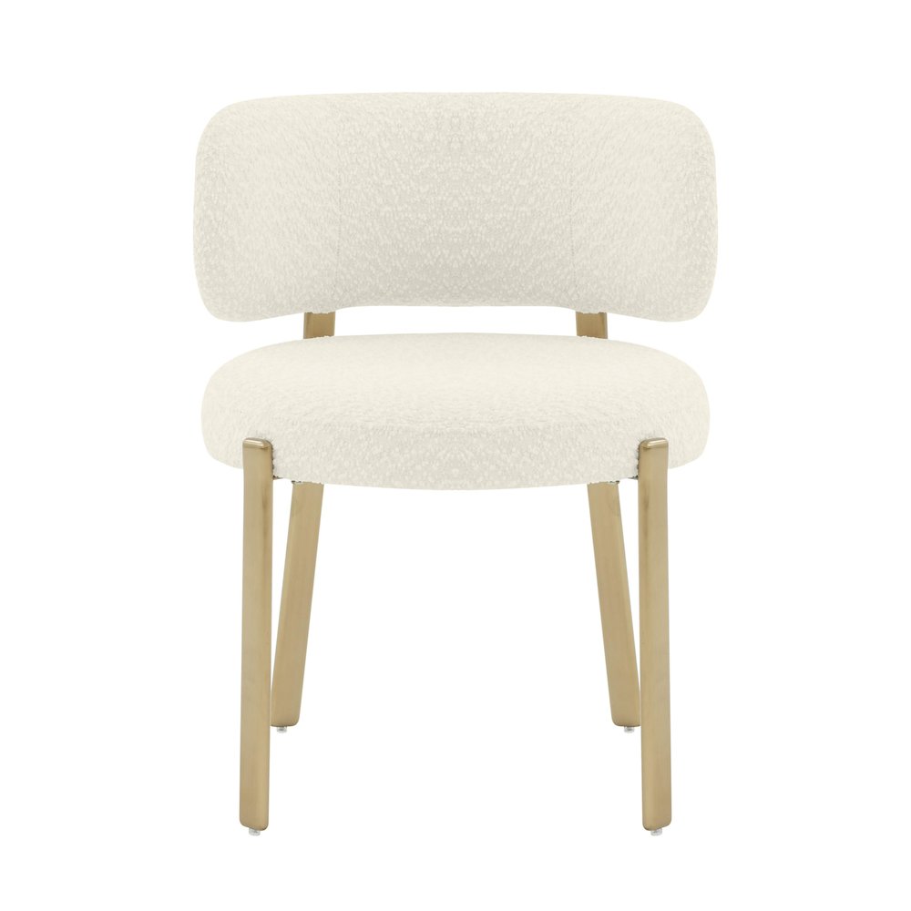 Margaret Cream Boucle Dining Chair. Picture 2