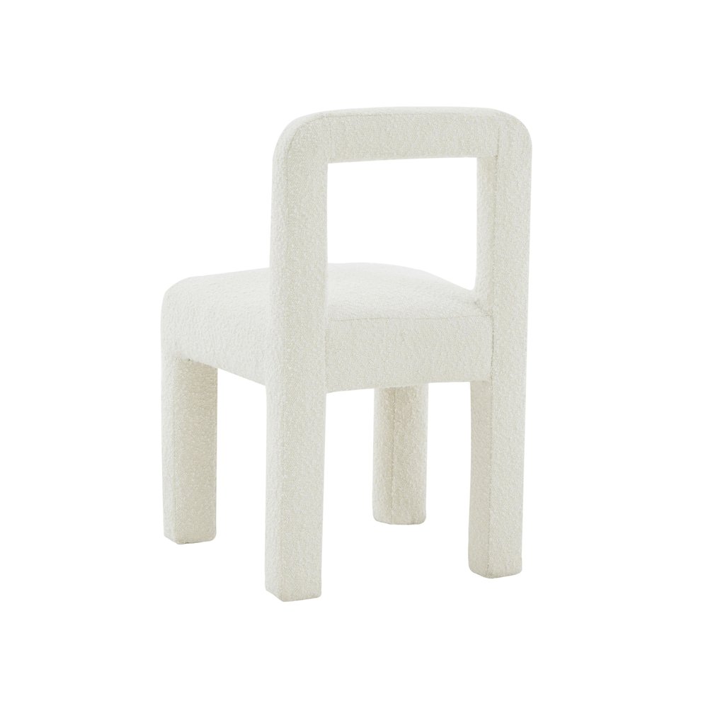 Hazel Cream Boucle Dining Chair. Picture 4