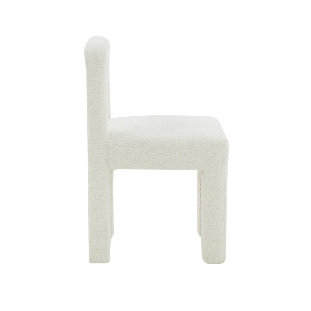 Hazel Cream Boucle Dining Chair. Picture 6