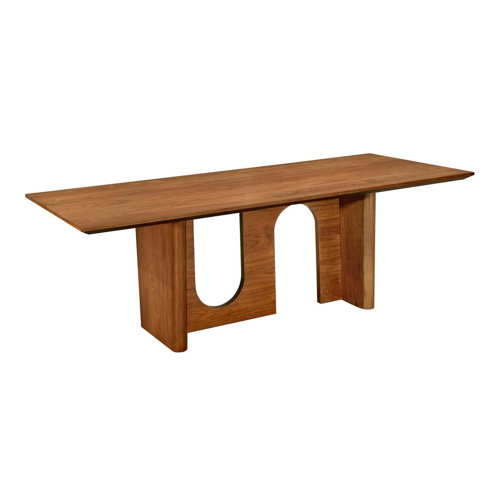 Satra Walnut Rectangular Dining Table. Picture 2