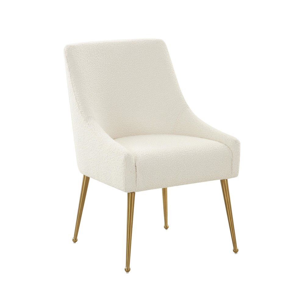 Beatrix Cream Performance Boucle Side Chair. Picture 1