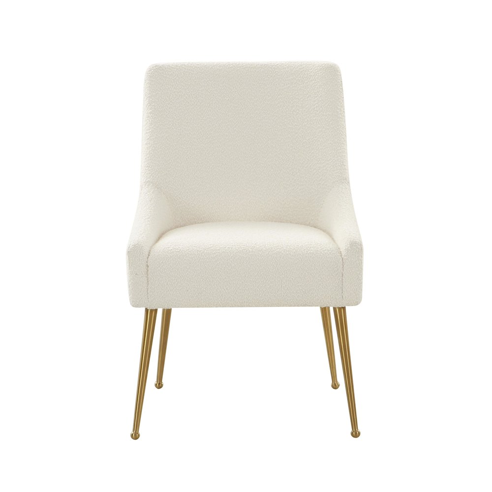 Beatrix Cream Performance Boucle Side Chair. Picture 3