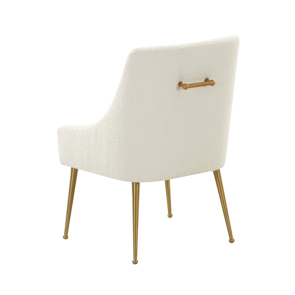 Beatrix Cream Performance Boucle Side Chair. Picture 4