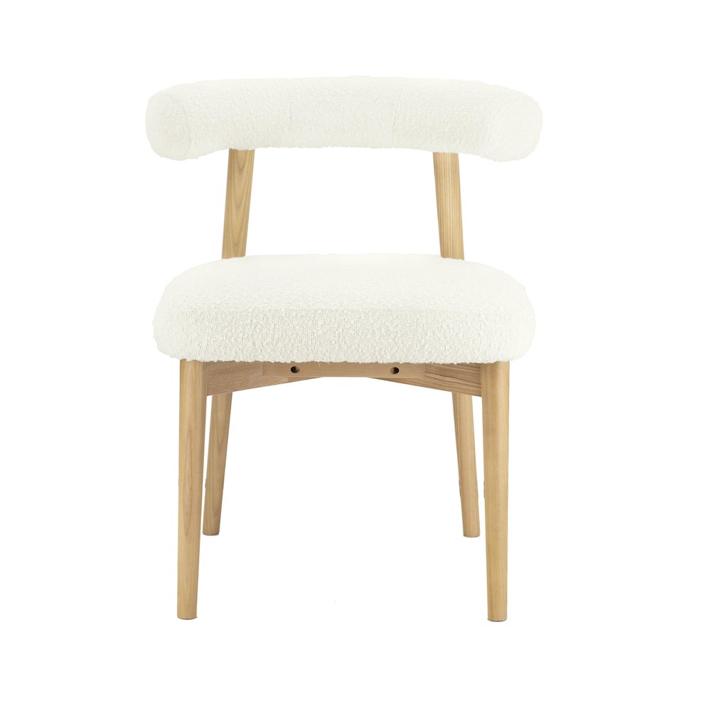 Spara Cream Boucle Side Chair. Picture 3