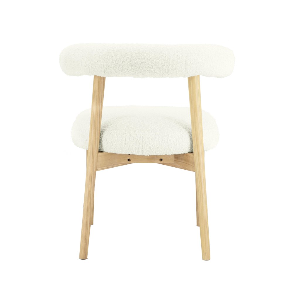 Spara Cream Boucle Side Chair. Picture 4