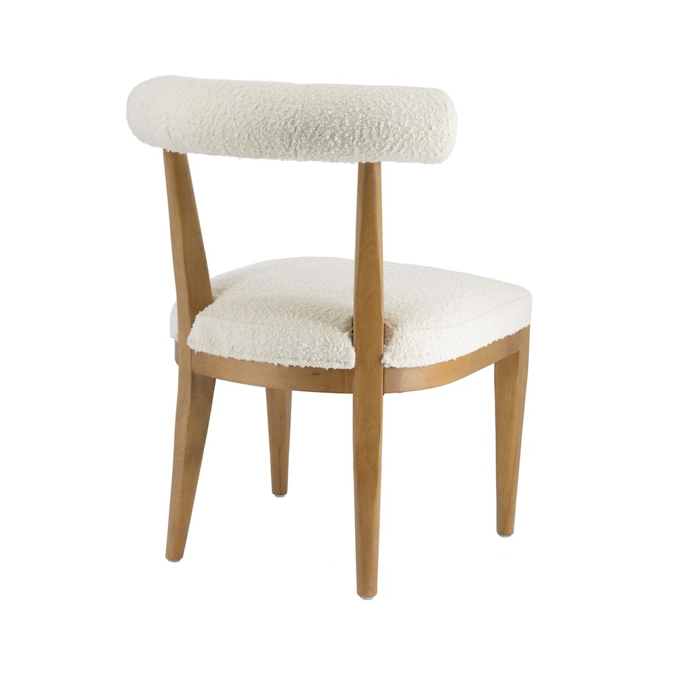 Palla Cream Boucle Dining Chair. Picture 5