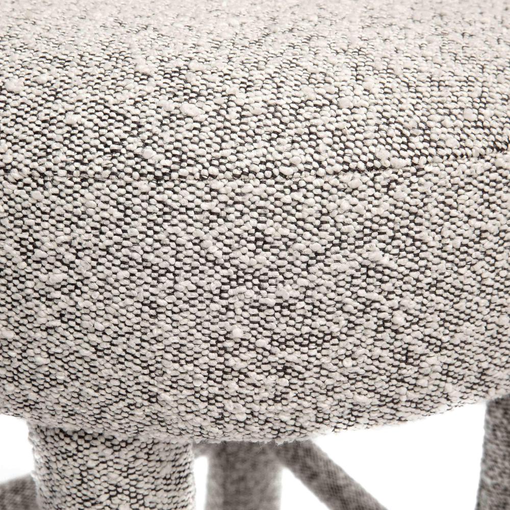 Carmel Black & White Boucle Counter Stool. Picture 3