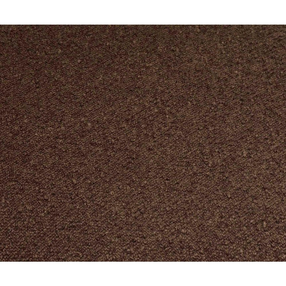 Margaret Chocolate Brown Boucle Dining Chair. Picture 9