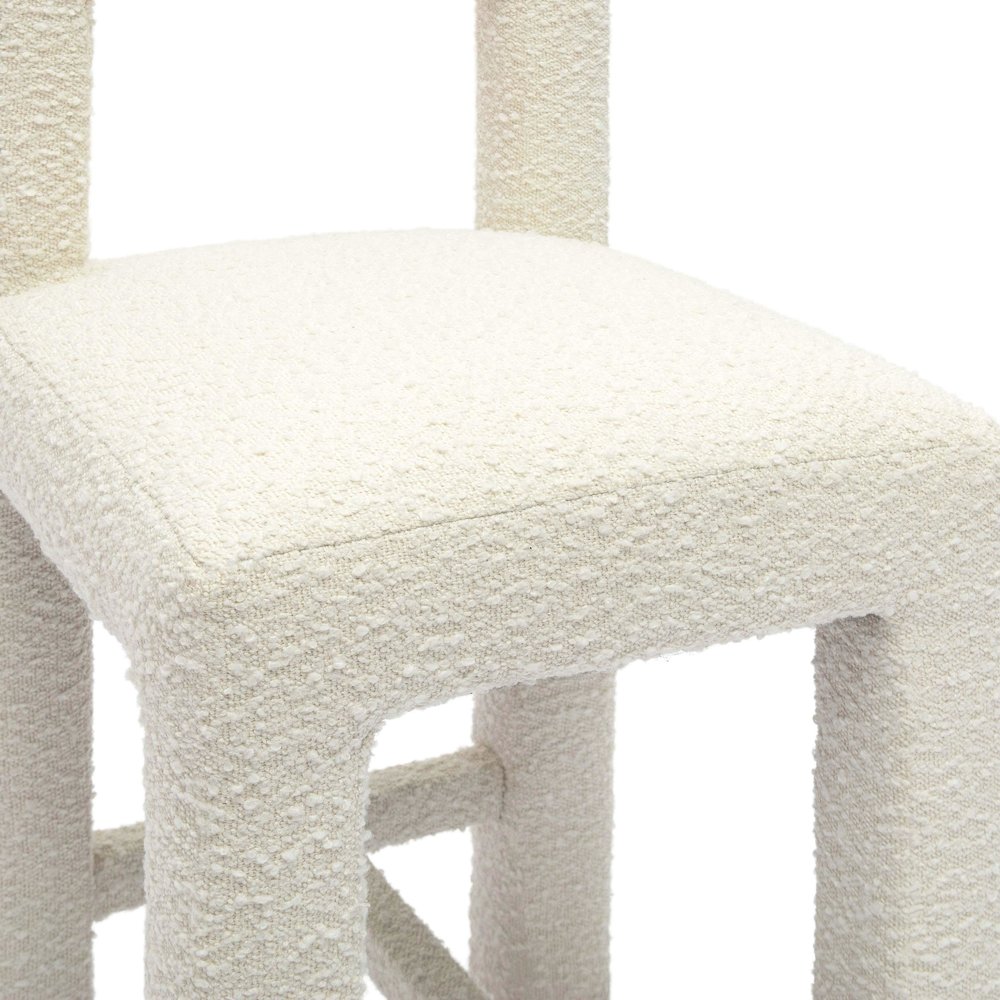 Hazel Cream Boucle Counter Stool. Picture 5