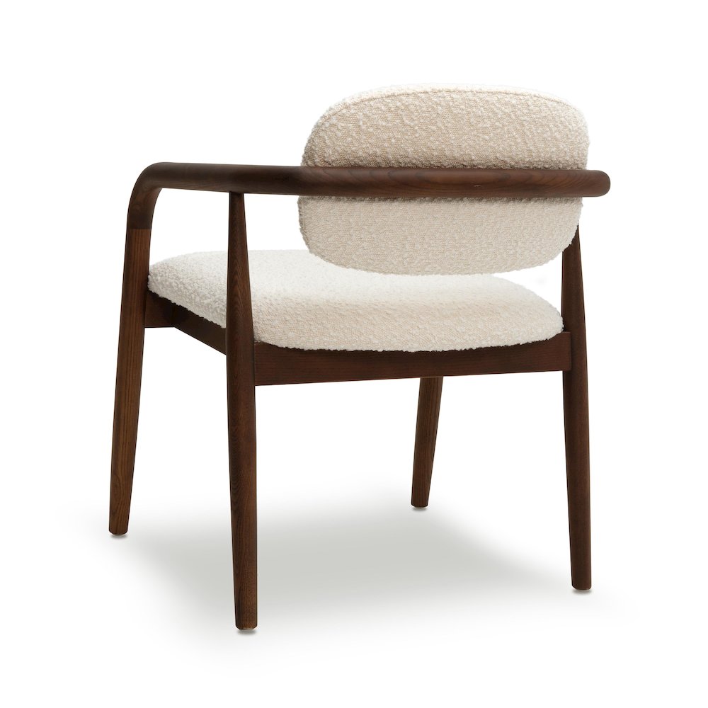 Betsy Cream Performance Boucle Dining Chair. Picture 4