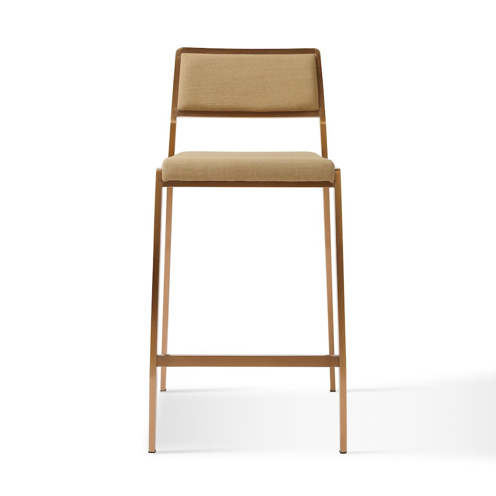 Gale Tan Basketweave Stackable Stool - Set of 2. Picture 4