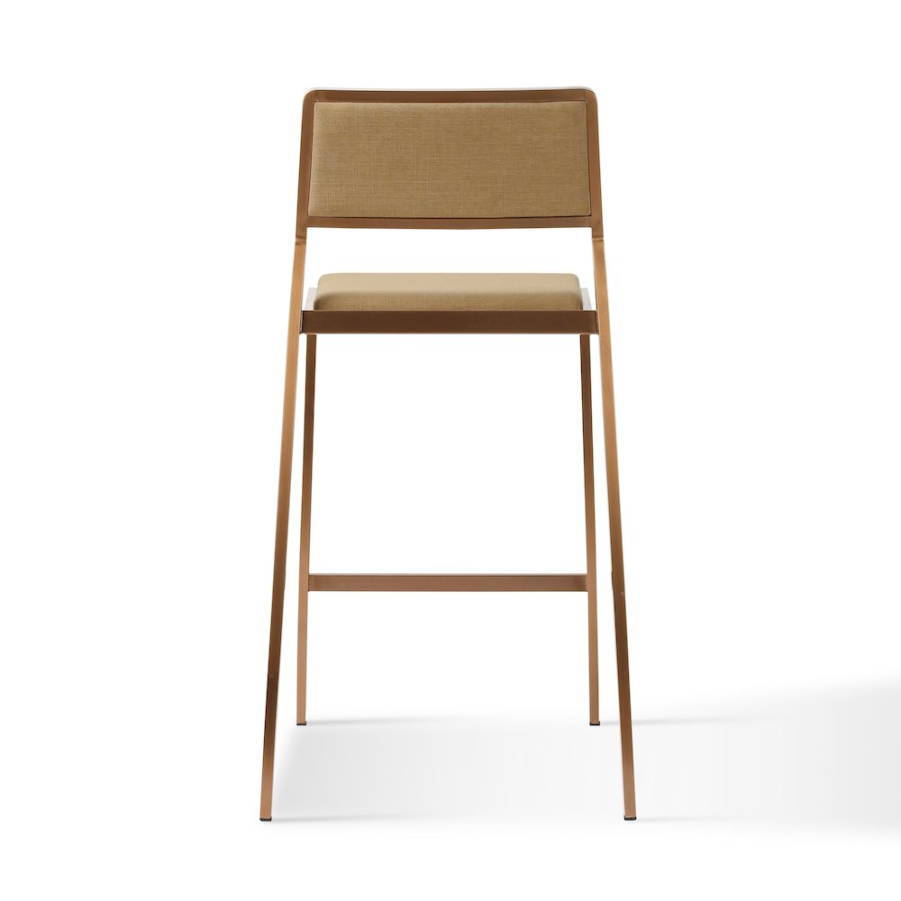 Gale Tan Basketweave Stackable Stool - Set of 2. Picture 6