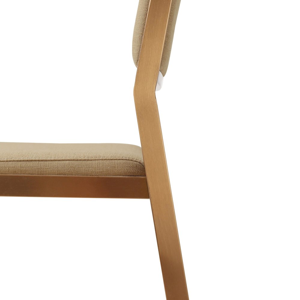 Gale Tan Basketweave Stackable Stool - Set of 2. Picture 7