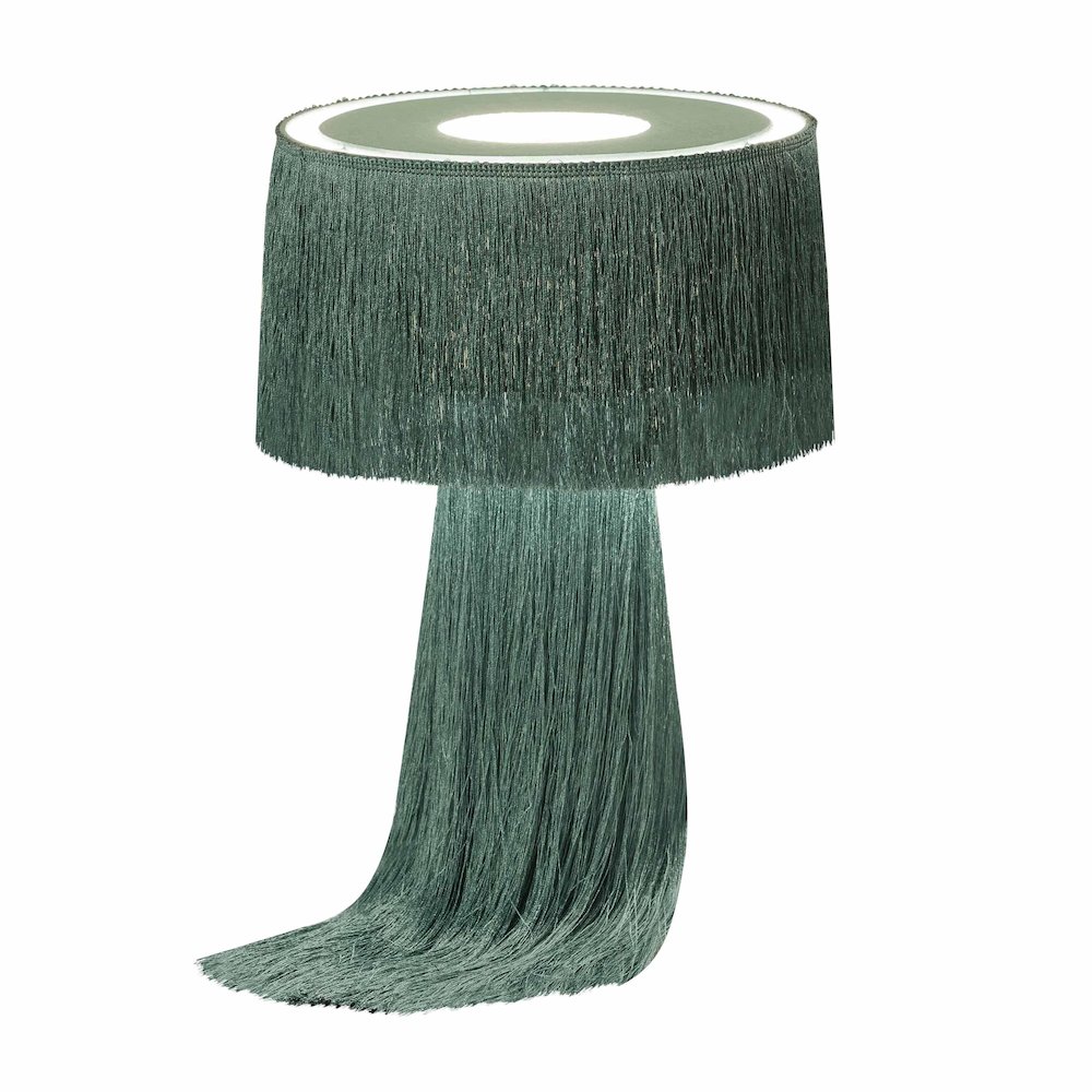 Atolla Emerald Tassel Table Lamp. Picture 3