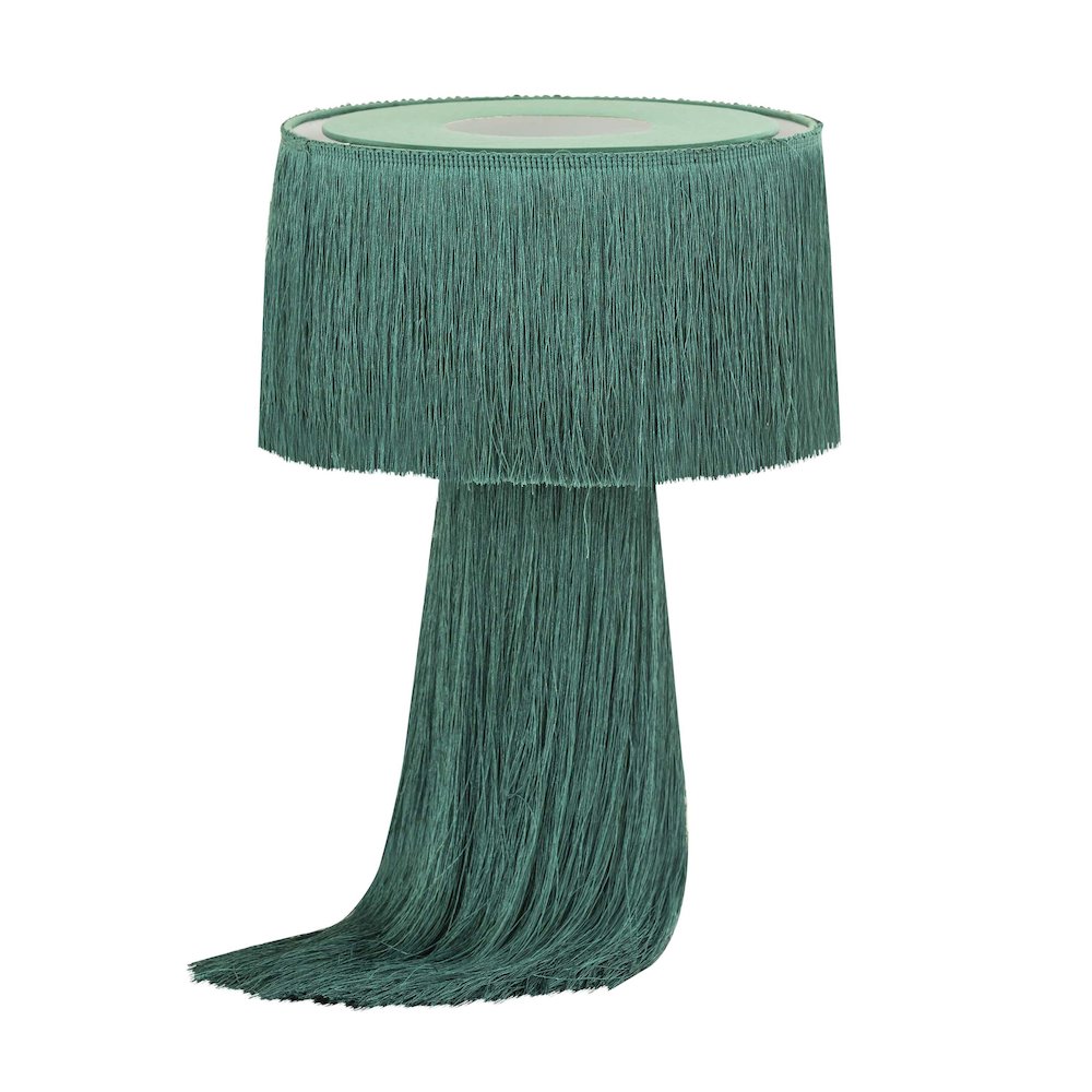 Atolla Emerald Tassel Table Lamp. Picture 5