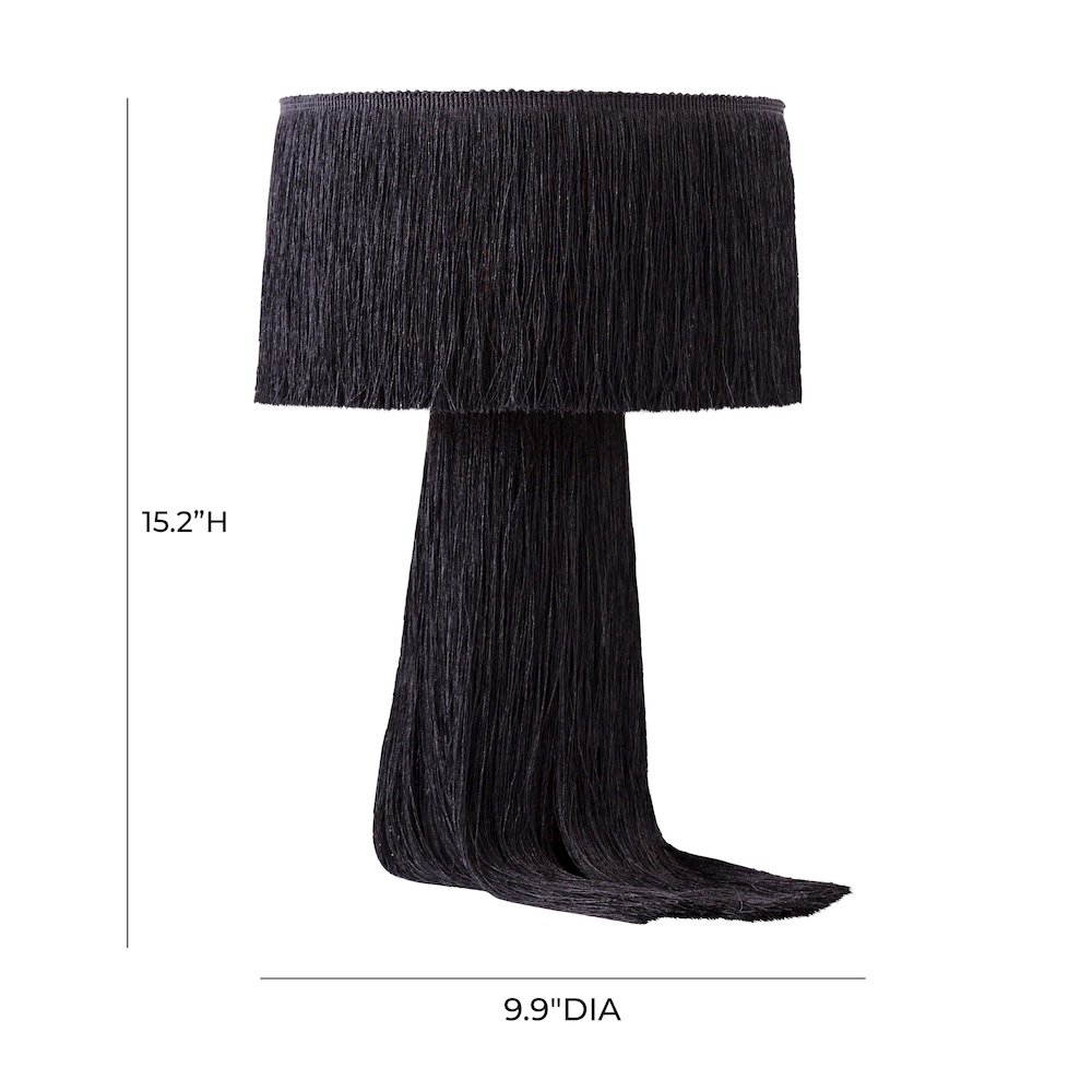 Atolla Black Tassel Table Lamp. Picture 6