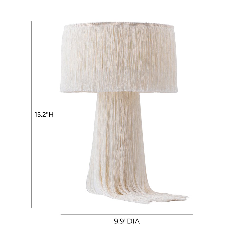 Atolla Cream Tassel Table Lamp. Picture 7