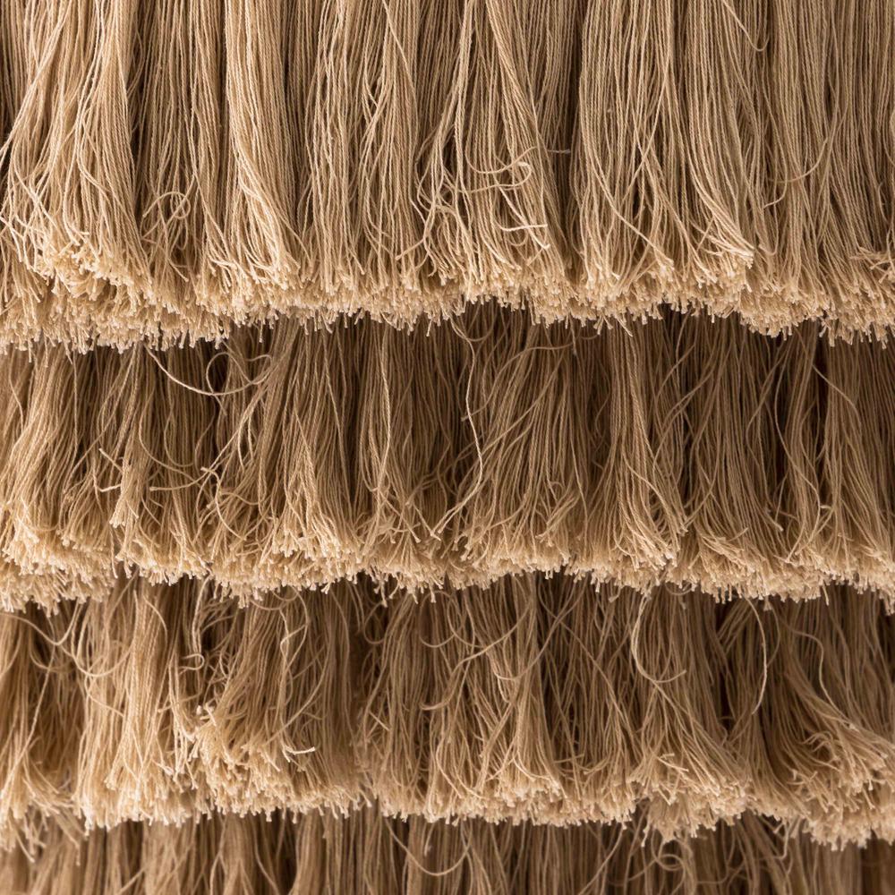 Sarai Natural Fringe Pendant. Picture 5