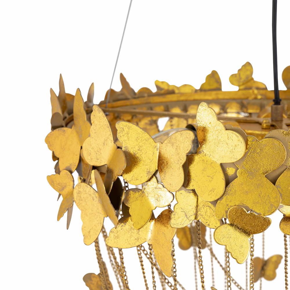 Butterfly Gold Chandelier. Picture 7