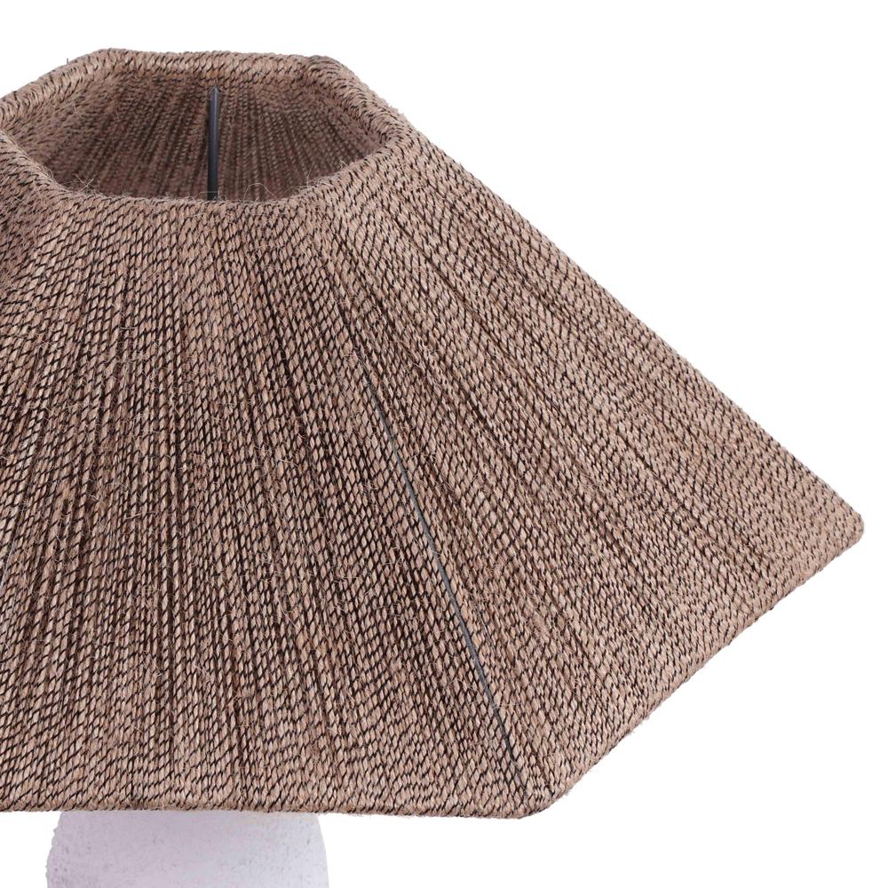 Shabby Natural Rope Table Lamp. Picture 3
